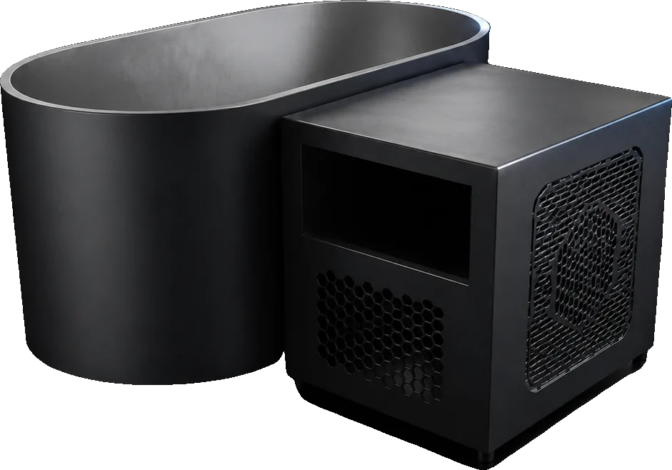 Atlas commercial stainless ice bath with generator